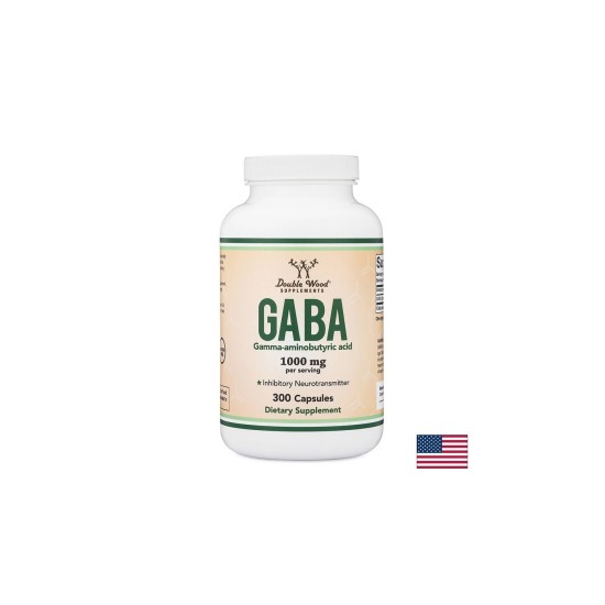 ГАБА – Спокойствие, концентрация и нежен антистрес ефект, 500 mg, 300 капсули
