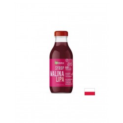 Малина + Липа – Успокоява гърлото и подкрепя имунитета, сироп 300 ml
