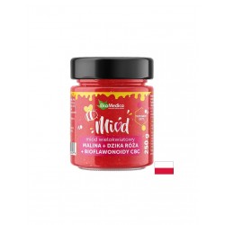 Пчелен мед с малина, шипка и биофлавоноиди – За имунитет, 250 g