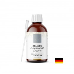 Хлорен диоксид (CDL) 0,3% – Разтвор за дезинфекция на питейна вода, 250 ml