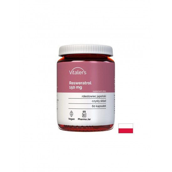 Ресвератрол – Дълголетие и клетъчно подмладяване, 150 mg, 60 капсули