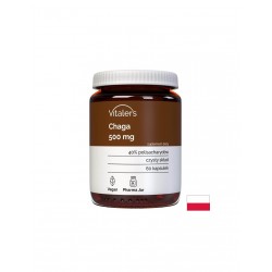 Чага – Имунитет и баланс на кръвната захар, 500 mg, 60 капсули