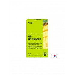 Ферментирала комбуча с ананас – освежаваща напитка - Пробиотична подкрепа и чревен комфорт, 30 сашета