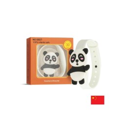 Репелентна гривна „Панда“ за деца – Натурална защита от комари с етерични масла Репелентна гривна „Панда“ за деца – Натурална защита от комари с етерични масла