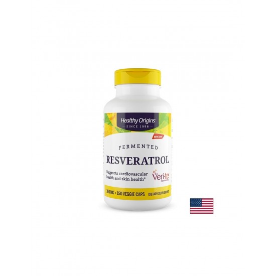 Транс-ресвератрол (98%) Veri-te® – Кръвообращение и клетъчна защита, 300 mg, 150 капсули