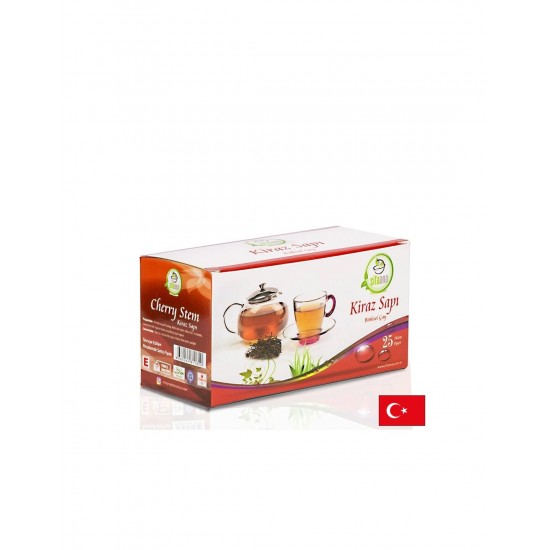 Чай от черешови дръжки – При задържане на течности, 25 филтърни пакетчета