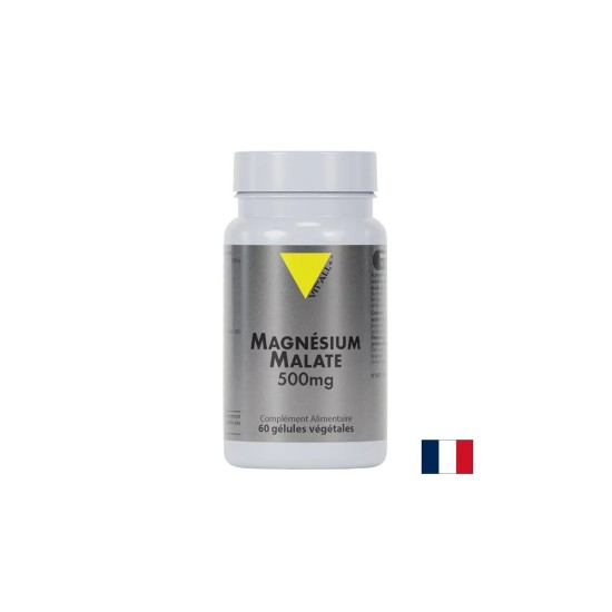 Магнезий (малат) – Енергия, мускули и сърдечна функция, 500 mg, 60 капсули