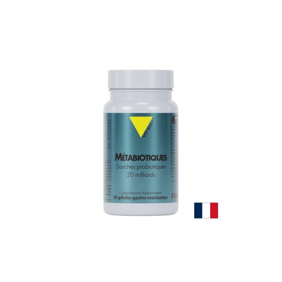 Метабиотик (20 млрд. активни пробиотици, 5 пробиотични щама) + B-комплекс и хром, 30 капсули