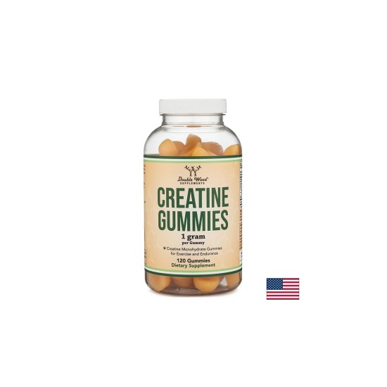 Креатин – за сила и издръжливост при спорт, 1 g, 120 желирани таблетки