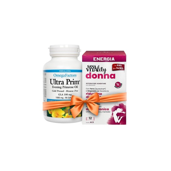 Промопакет „Хубава жена“  - Вечерна иглика + подарък SanaVitality Donna