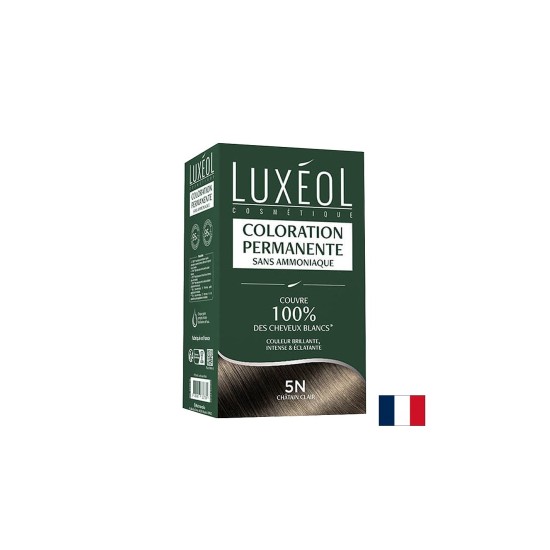 Трайна боя за коса без амоняк – Светло кестеняво 5N, с масла и растителни екстракти, 1 опаковка
