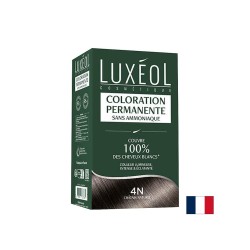 Трайна боя за коса без амоняк – Естествено кестеняво 4N, с масла и растителни екстракти, 1 опаковка