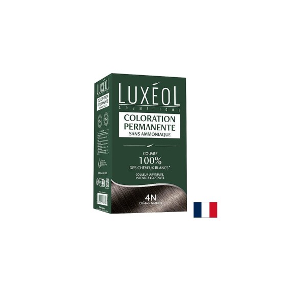 Трайна боя за коса без амоняк – Естествено кестеняво 4N, с масла и растителни екстракти, 1 опаковка