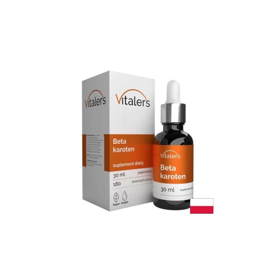 Бета-каротин – За добро зрение, имунитет и здрава кожа, 3.8 mg, 180 дози капки