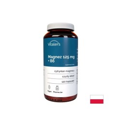 Магнезий 125 mg + Витамин B6 12.5 mg – Срещу крампи, стрес и умора, 120 капсули