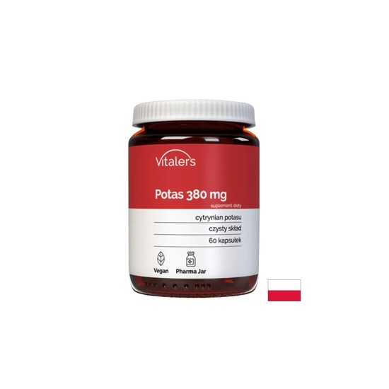 Калий – Срещу крампи, умора и високо кръвно, 380 mg, 60 капсули