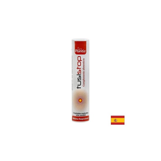 Тусистоп (Tusistop) – При суха и влажна кашлица, болки в гърлото и слаб имунитет, 20 дъвчащи таблетки