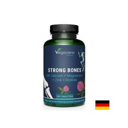 Калций 400 mg + Магнезий 150 mg + Цинк + Червена детелина – Формула за здрави кости, 180 таблетки