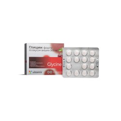 Глицин форте 600 mg + Инулин, витамини B и C – Концентрация и нервна система, 30 сублингвални таблетки