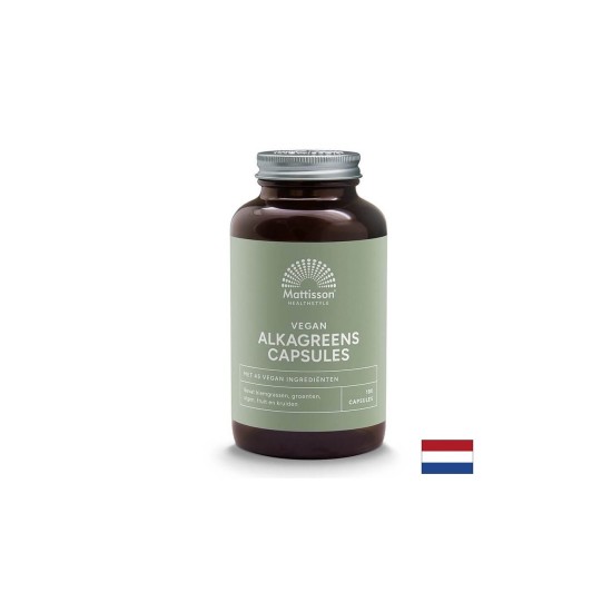 Алкален баланс - АлкаГрийнс - Absolute AlkaGreens, 180 капсули Mattisson Healthstyle