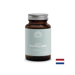 Безсъние и имунитет - Скутелария (Шлемник байкалски) + витамин В, С и куркумин, 60 капсули Mattisson Healthstyle