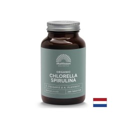 Имунитет, супер антиоксидант - Хлорела и Спирулина, 500 mg x 240 таблетки Mattisson Healthstyle