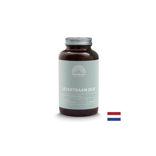 Зрение и имунитет - Черен дроб от треска (масло), 120 капсули Mattisson Healthstyle