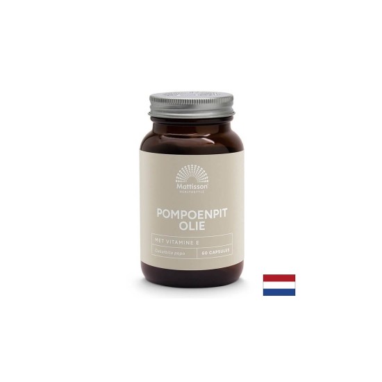 Пикочен мехур - Масло от тиквено семе + витамин Е, 60 капсули Mattisson Healthstyle