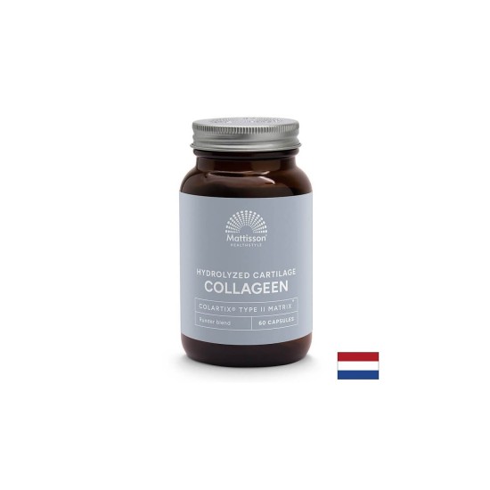 Колаген (тип 2) с калций, магнезий, МСМ, витамин C и хиалуронова киселина - Absolute Collagen Peptan, 60 капсули Mattisson Healthstyle