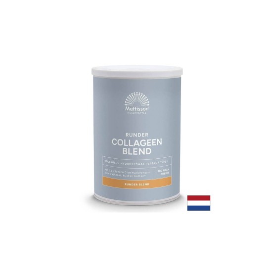 Говежди колаген тип I с калций, магнезий, МСМ, витамин С и хиалуронова киселина, 300 g прах с аромат на ванилия