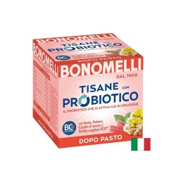 Билков чай (мента, лайка, джинджифил) с пробиотик – За добро храносмилане след хранене, 10 пакетчета Билков чай (мента, лайка, джинджифил) с пробиотик – За добро храносмилане след хранене, 10 пакетчета
