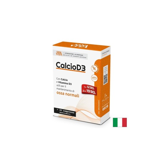 Калций 600 mg + Витамин D3 20 μg – За здрави кости и зъби, 30 дъвчащи таблетки