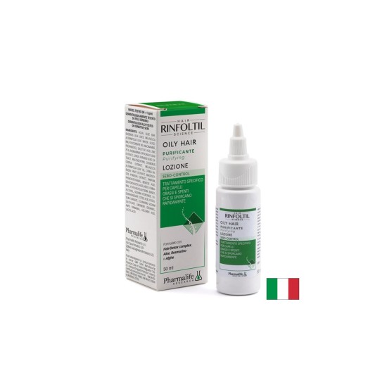 Лосион за мазен скалп с цинк PCA и чаено дърво, 50 ml