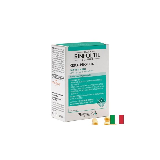 Здрава и силна коса с хидролизиран кератин 500 mg и оризов протеин 200 mg, 60 капсули