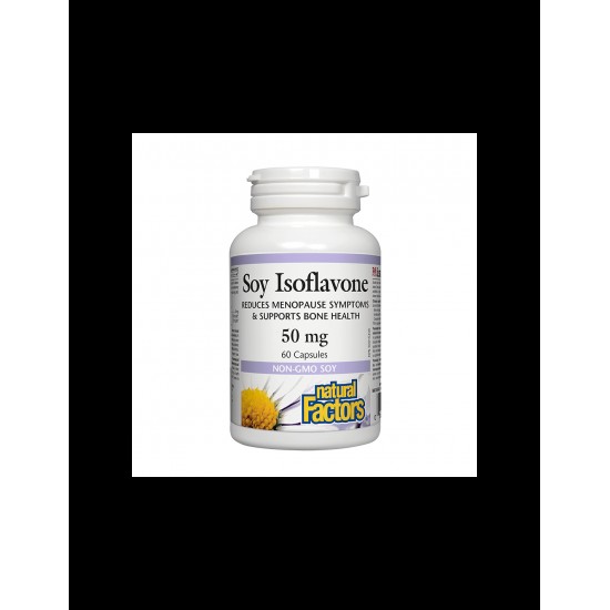 Soy Isoflavone/ Соя Изофлавони 50 mg х 60 капсули Natural Factors