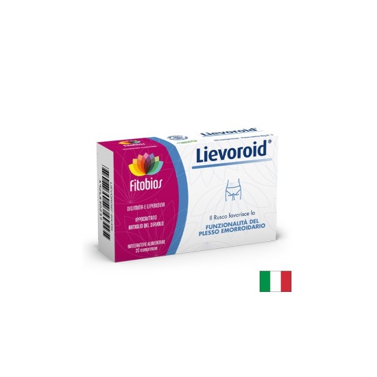 Lievoroid - при разширени вени и венозна недостатъчност - Билков комплекс с див кестен и бодлив залист, 20 таблетки