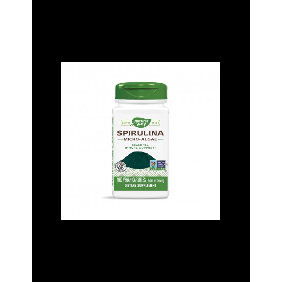 Spirulina Micro-Algae/ Спирулина (микро-водорасли) 380 mg х 100 капсули Nature’s Way