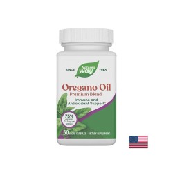 Oregano Oil 75-85% Carvacrol/ Риган масло х 60 капсули Nature’s Way