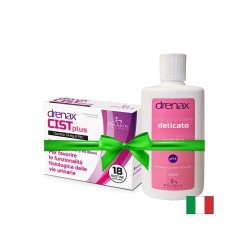 Промо пакет интимно здраве - Интимен гел Drenax® 220 ml + Drenax® с червена боровинка, 18 сашета
