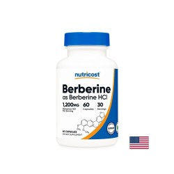 Берберин хидрохлорид – Баланс на кръвната захар и метаболизъм, 600 mg, 60 капсули