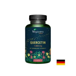 Кверцетин + бромелаин + витамин С – имуномодулатор - Подкрепа при възпаление и алергии, 120 капсули за 2 месеца прием