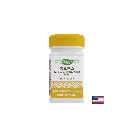 ГАБА – Спокоен сън и баланс на нервната система, 250 mg, 60 капсули