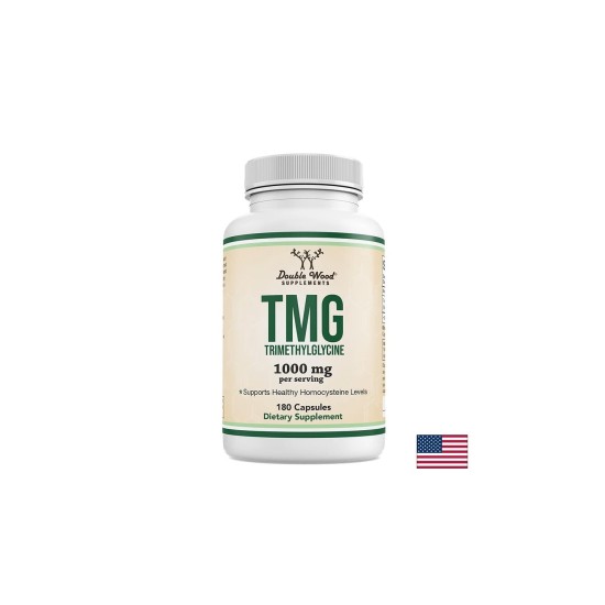 Триметил глицин (TMG) – Сърдечно-съдово здраве и баланс на хомоцистеина, 500 mg, 180 капсули