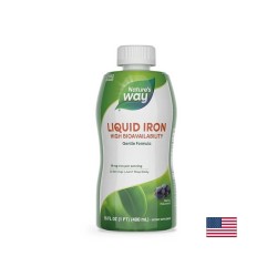 Liquid Iron - Течно желязо (с вкус на боровинки), 480 ml Nature’s Way Liquid Iron - Течно желязо (с вкус на боровинки), 480 ml Nature’s Way