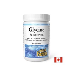 Глицин – Метаболизъм и мускулна подкрепа, 5000 mg, 450 g прах