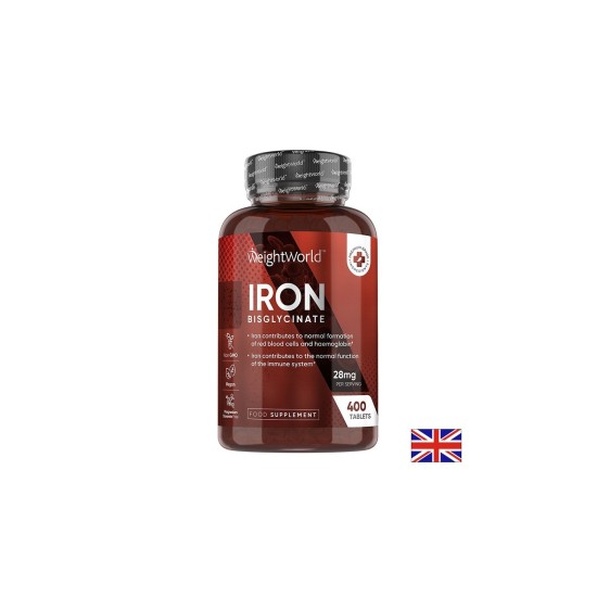 Желязо бисглицинат 14 mg Кръвообразуване и енергия 400 таблетки