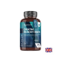 Креатин монохидрат 1000 mg – Сила, издръжливост и мускулен растеж, 270 таблетки
