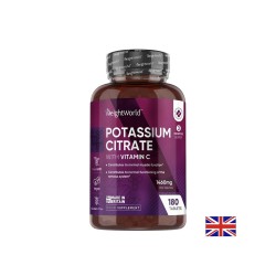 Калий цитрат 690 mg + Витамин C 40 mg – Мускули, нерви и сърце, 180 таблетки