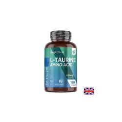 L-Таурин 500 mg Енергия, издръжливост и сърдечно здраве 180 капсули