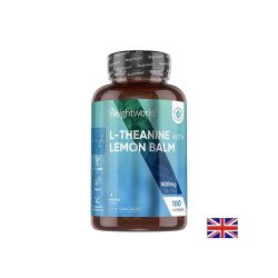 L-Теанин 400 mg + Маточина 100 mg – Спокойствие и концентрация, 180 капсули